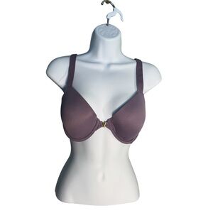 Victoria’s Secret Perfect Coverage Push-Up Bra Purple 36C Recycled Fabric